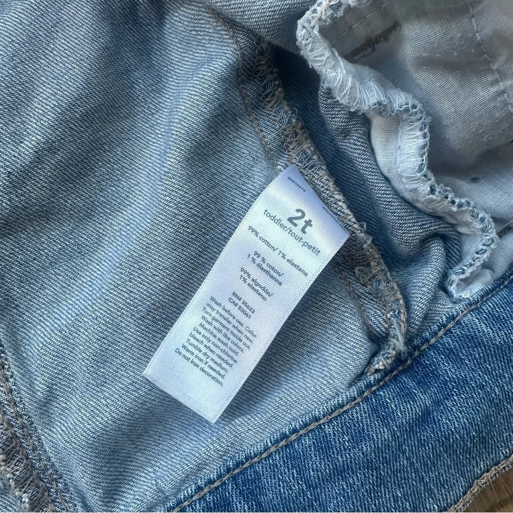 Carter’s Girls 2T Denim Jean Jacket 99% Cotton Classic Blue